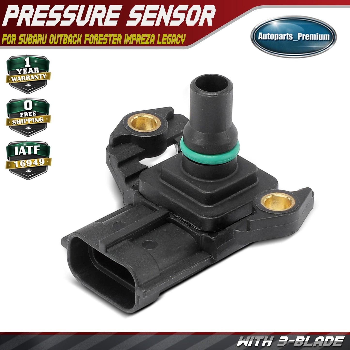 Manifold Pressure MAP Sensor for Subaru Outback 06-12 Forester Impreza Legacy