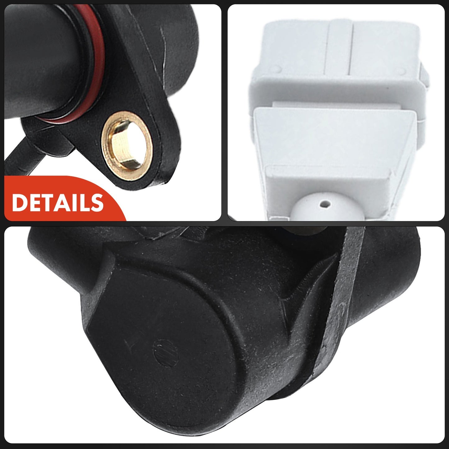 Crankshaft Position Sensor with 3-Blade for Audi A4 Quattro 1998 V6 2.8L 740mm