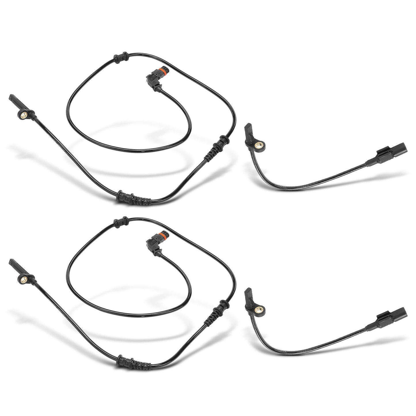4x Front & Rear ABS Wheel Speed Sensor for Mercedes-Benz X166 GL350 W166 ML350