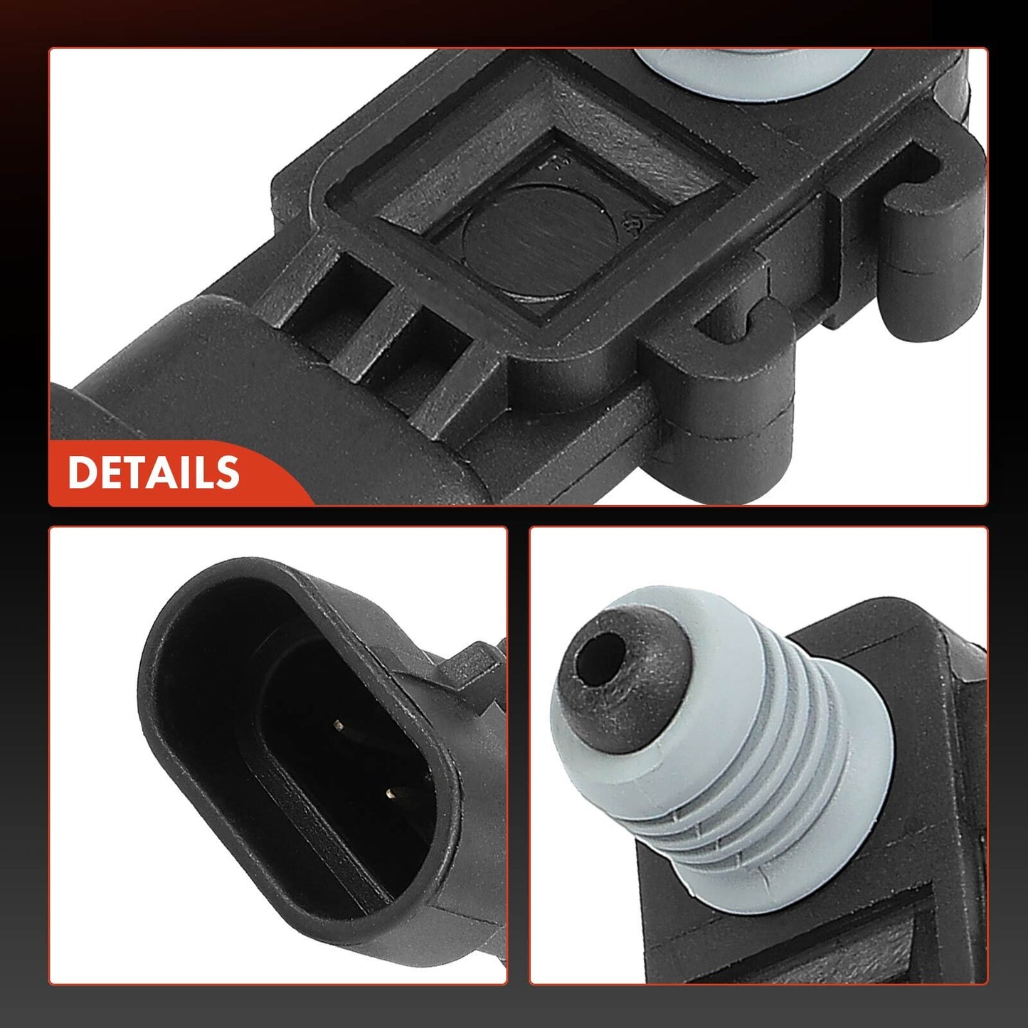 Fuel Tank Pressure Sensor for GMC Sierra 1500 Acadia Yukon Canyon Savana 3-Blade