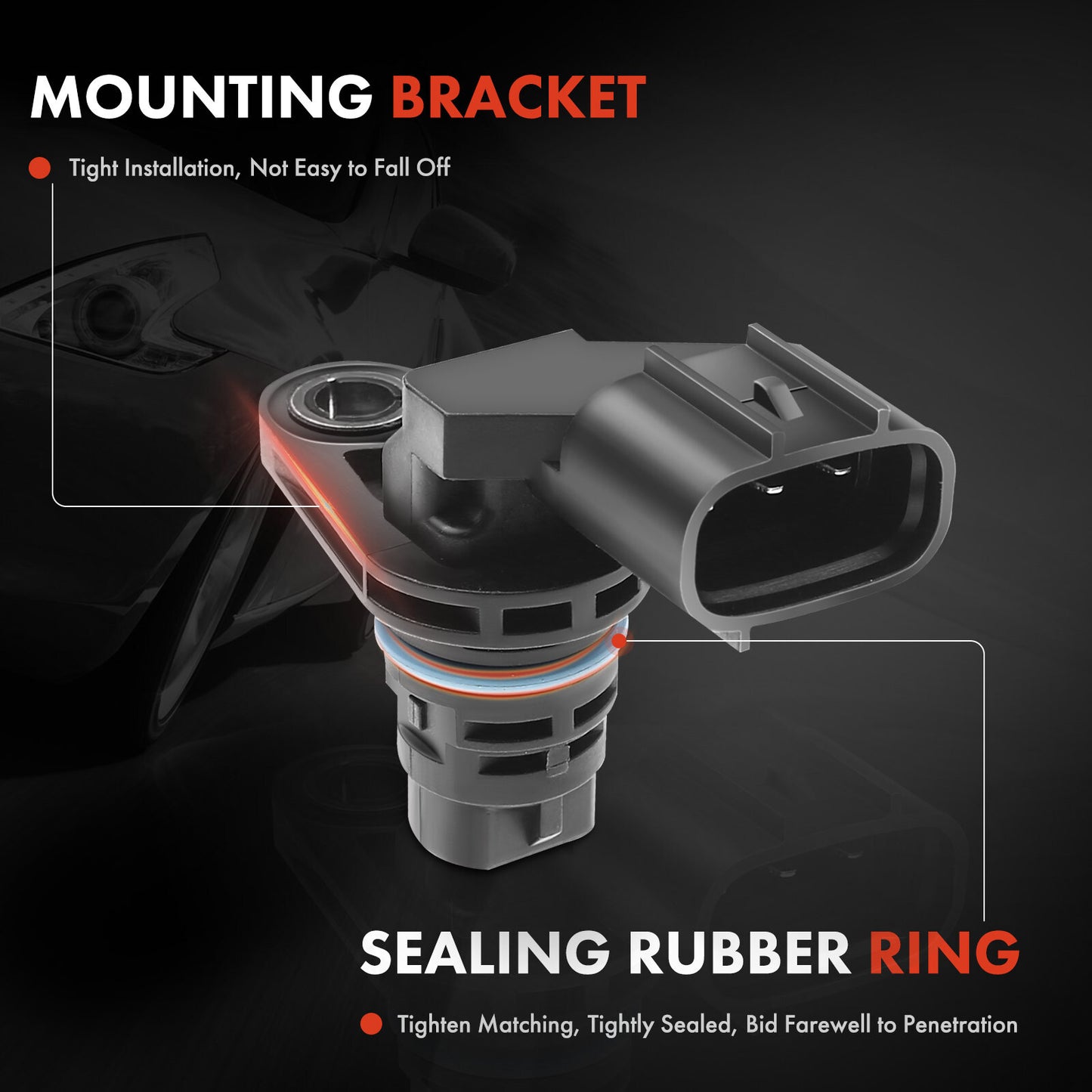 2x Camshaft & 1x Crankshaft Position Sensor for Kia Optima 2006 L4 2.4L VIN: 3