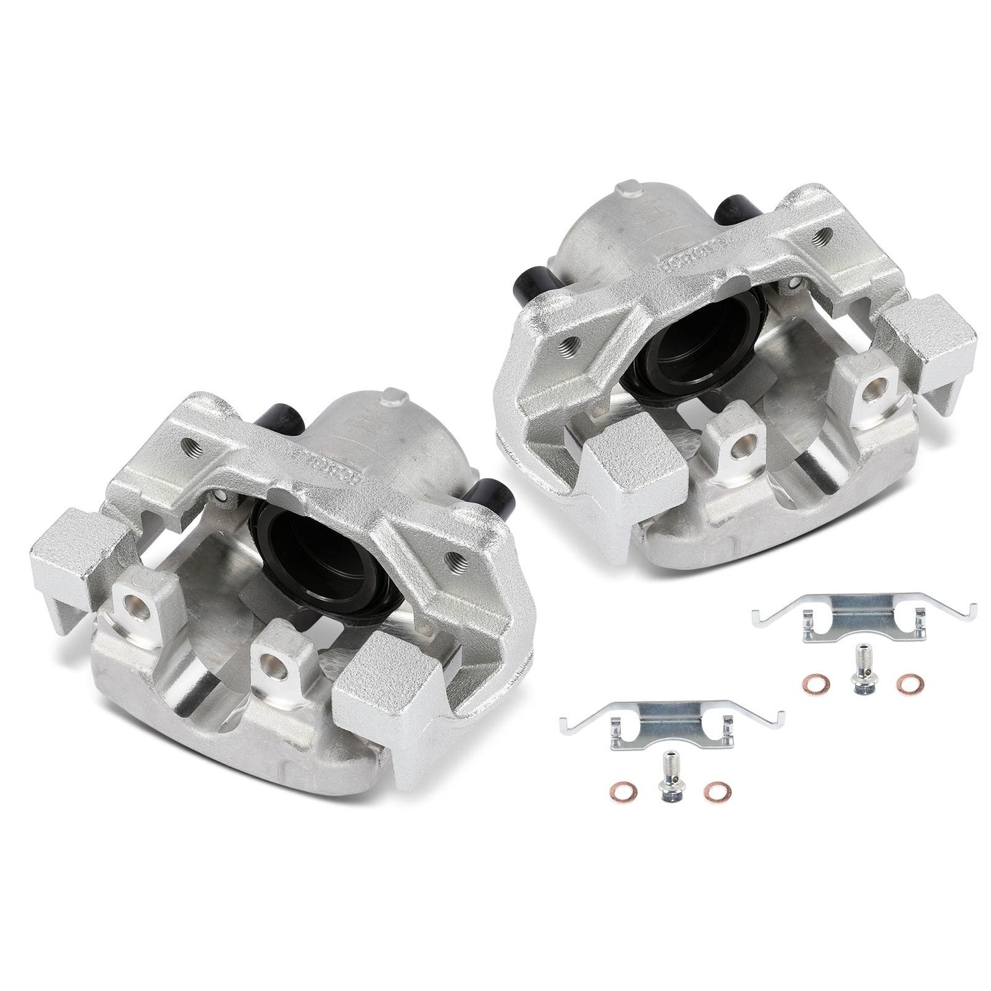 2x Front Left & Right Brake Caliper with Bracket for BMW 525i 2001-2003 528i E39