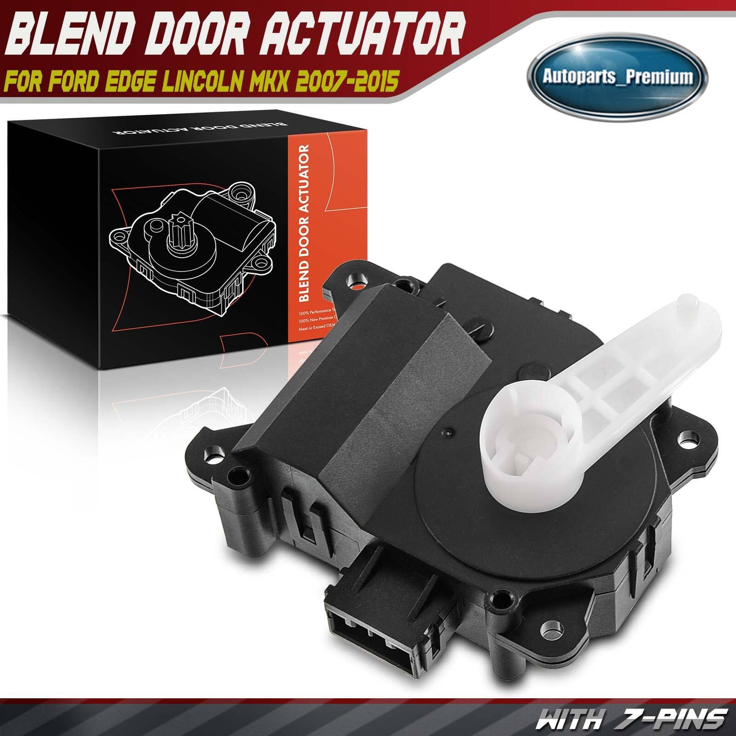 Heater Temperature Door Actuator for Lincoln MKX 2007-2015 Ford Edge 2007-2014