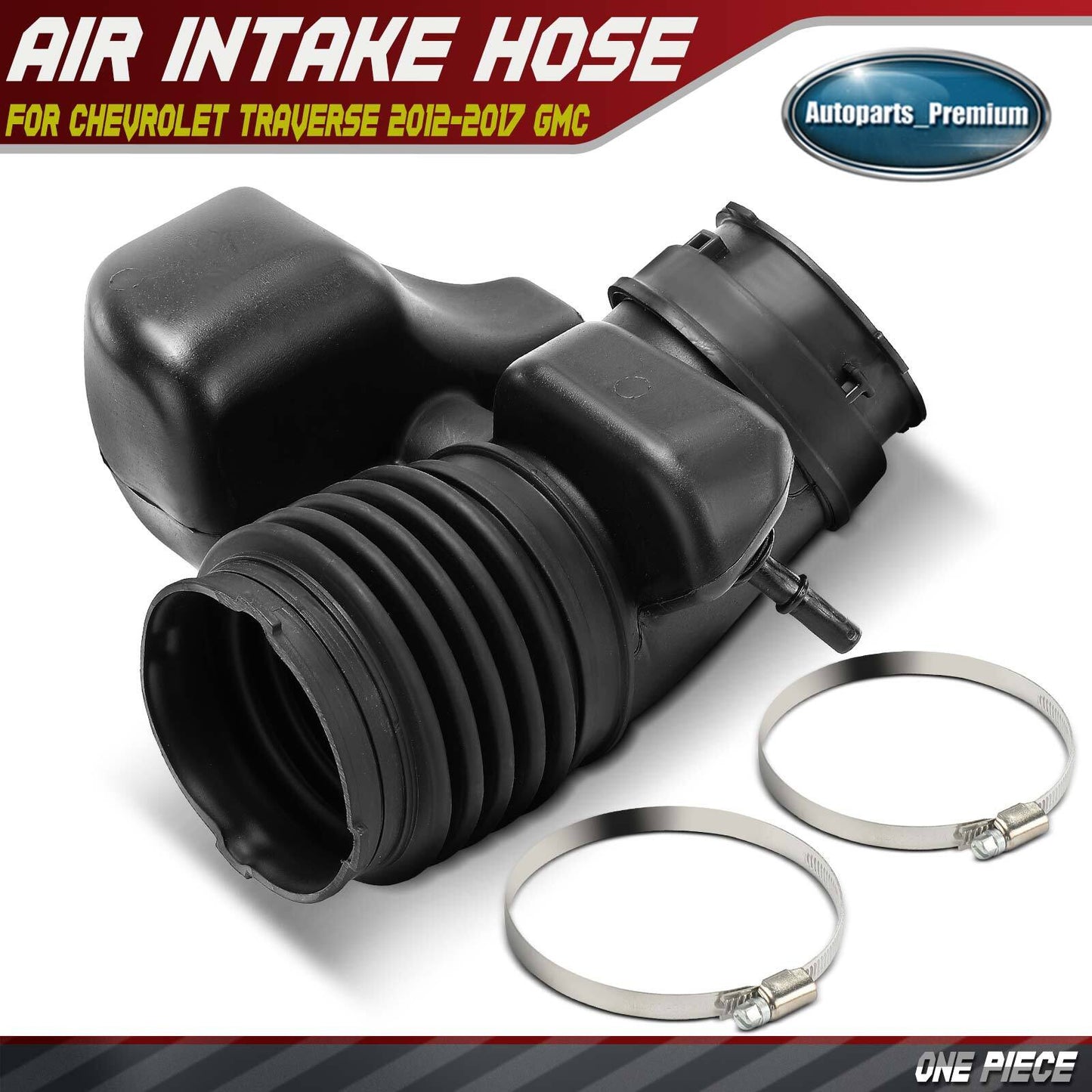 Engine Air Intake Hose for Chevrolet Traverse 2012-2017 GMC Acadia Buick Enclave
