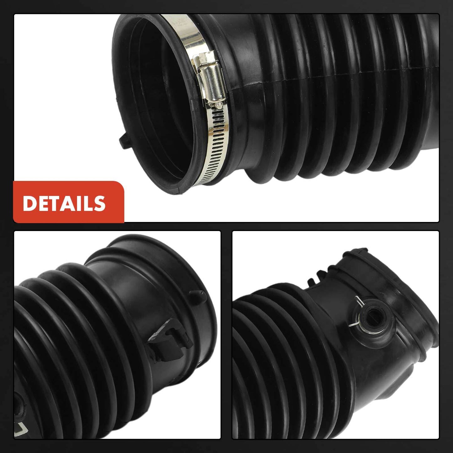 Upper Air Intake Hose for Honda Pilot 2016-2022 Odyssey 18-24 Ridgeline Acura