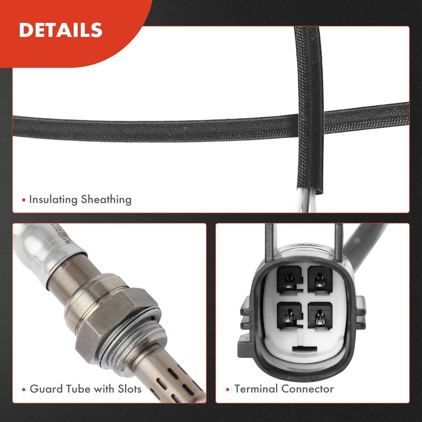 2Pcs Upstream & Downstream O2 Oxygen Sensor for Ford Transit Connect 2010-2013