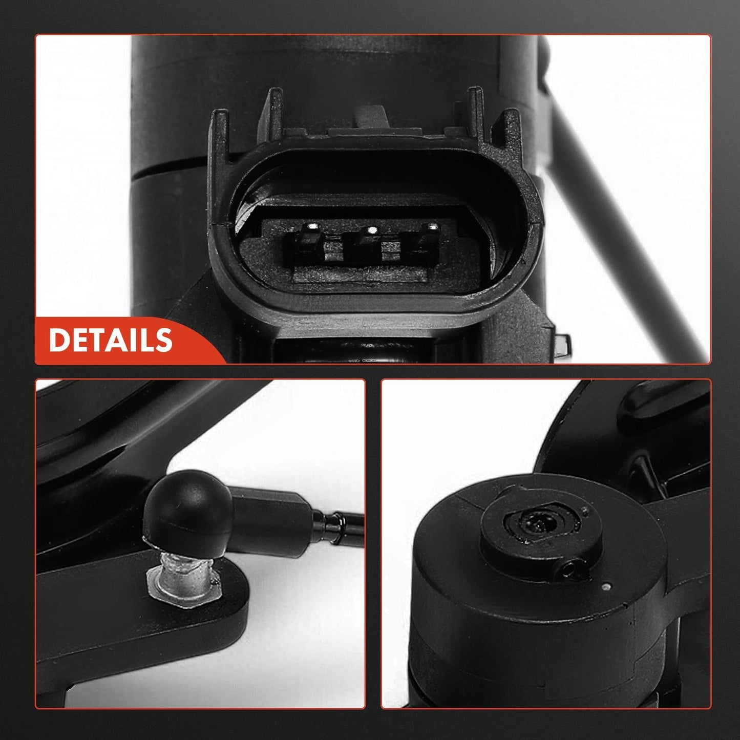 Front Right Black Height Level Sensor for GMC Acadia Buick Enclave Cadillac XT5