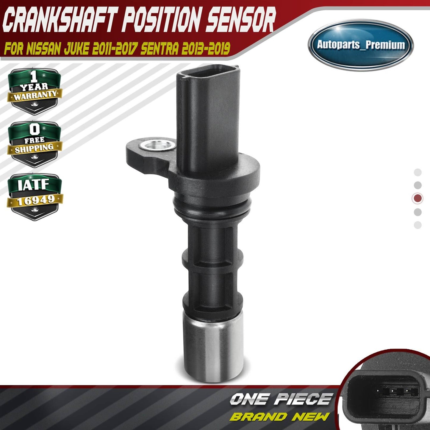 Engine Crankshaft Position Sensor for Nissan Juke 11-17 Sentra 13-24 L4 1.8L1.6L