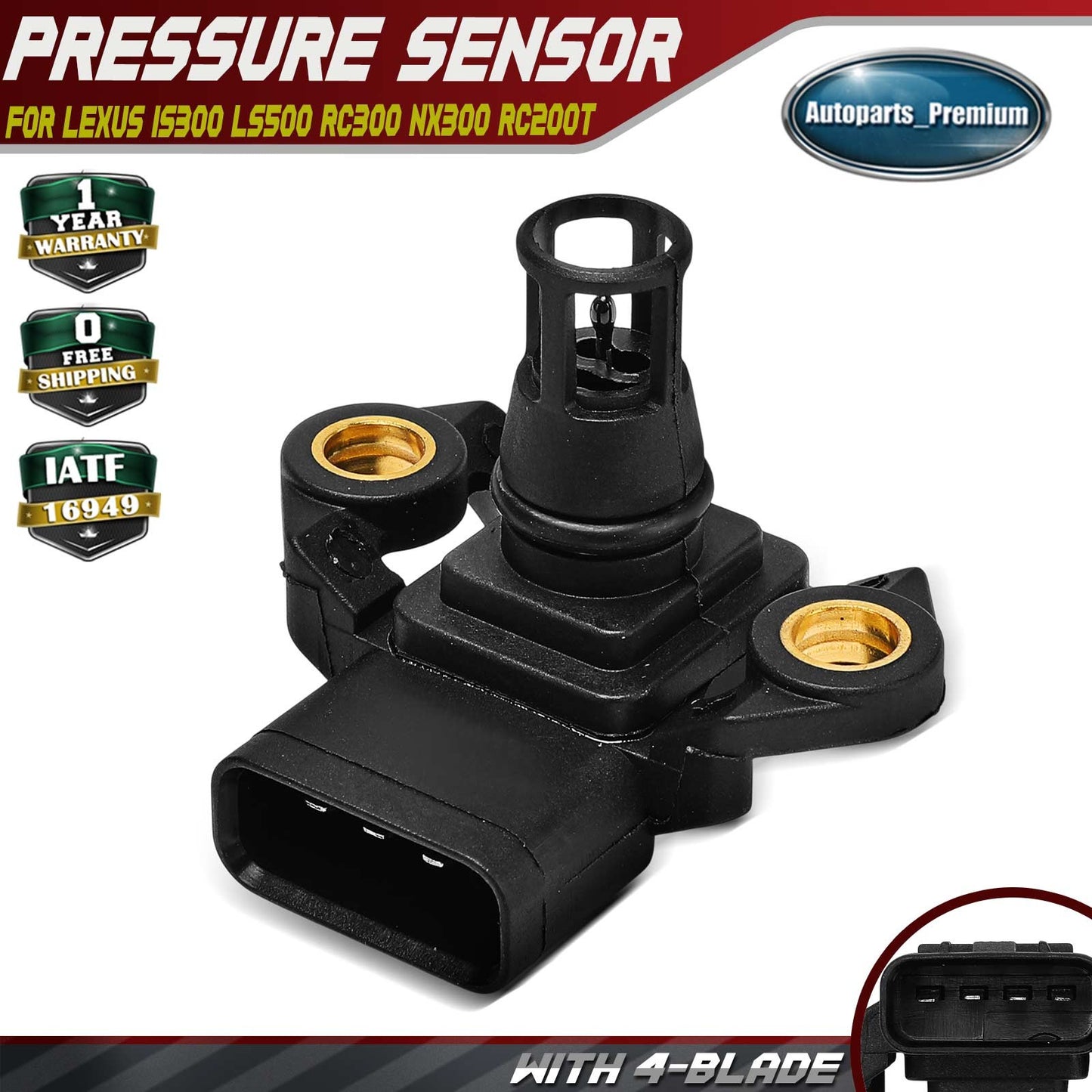 Manifold Absolute Pressure (MAP) Sensor for Lexus IS300 LS500 RC300 NX300 RC200t
