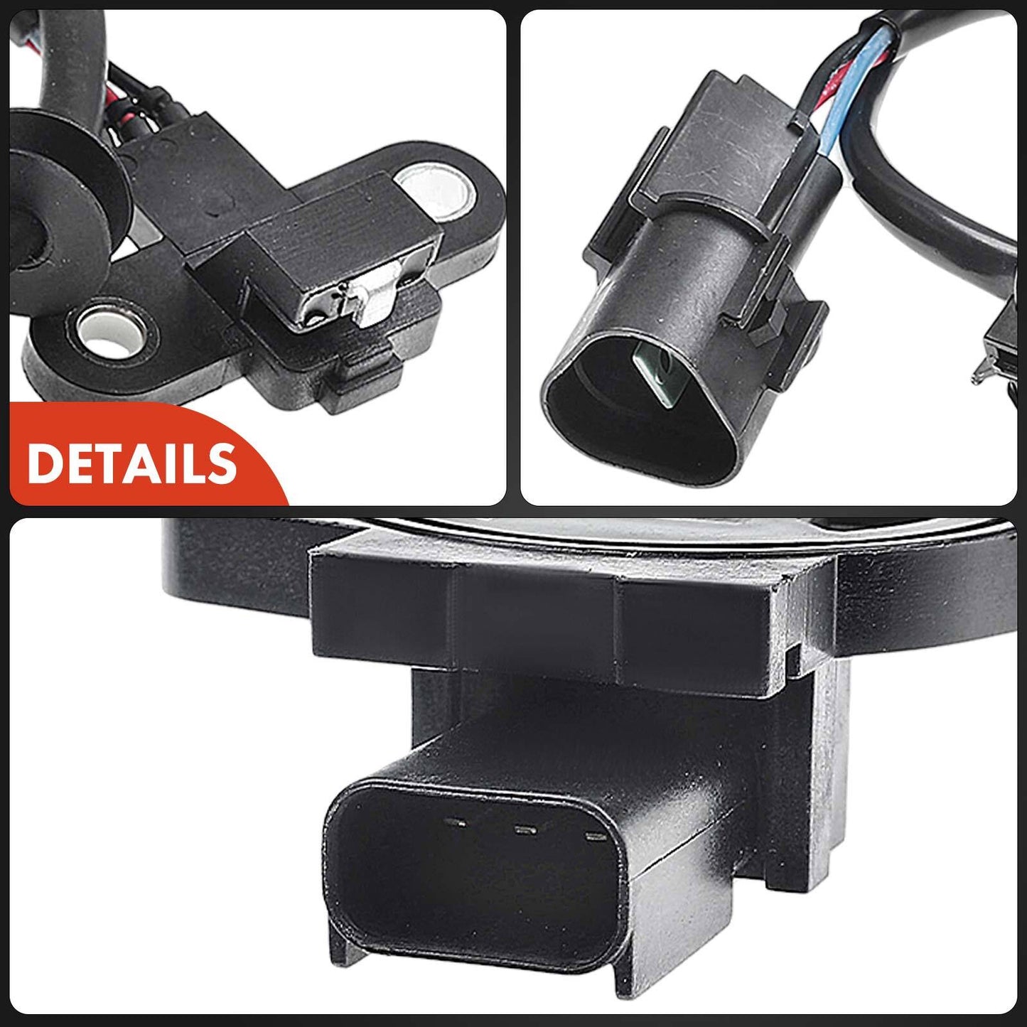 2x Camshaft & 1x Crankshaft Position Sensor for Mitsubishi Eclipse 97-99 DOHC