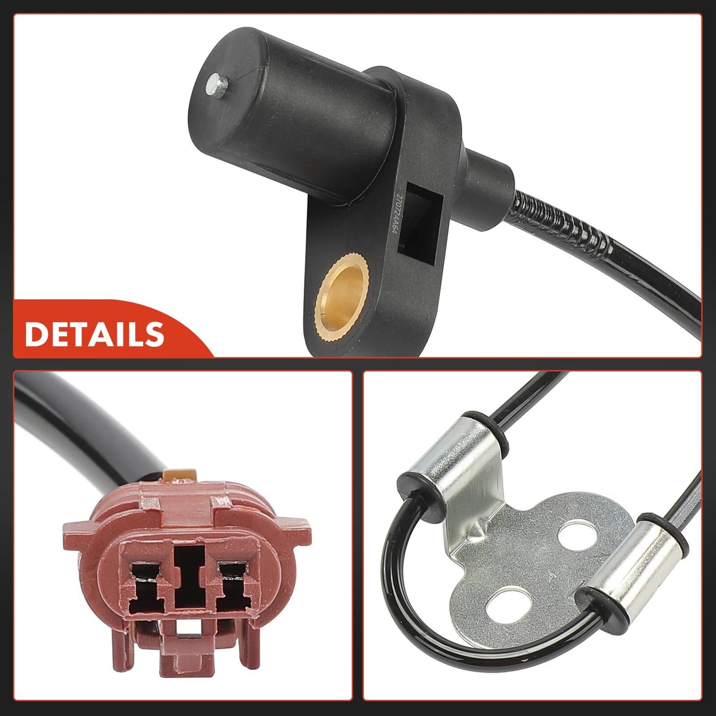 Front Driver Side ABS Wheel Speed Sensor for Subaru Forester 2003-2006 H4 2.5L