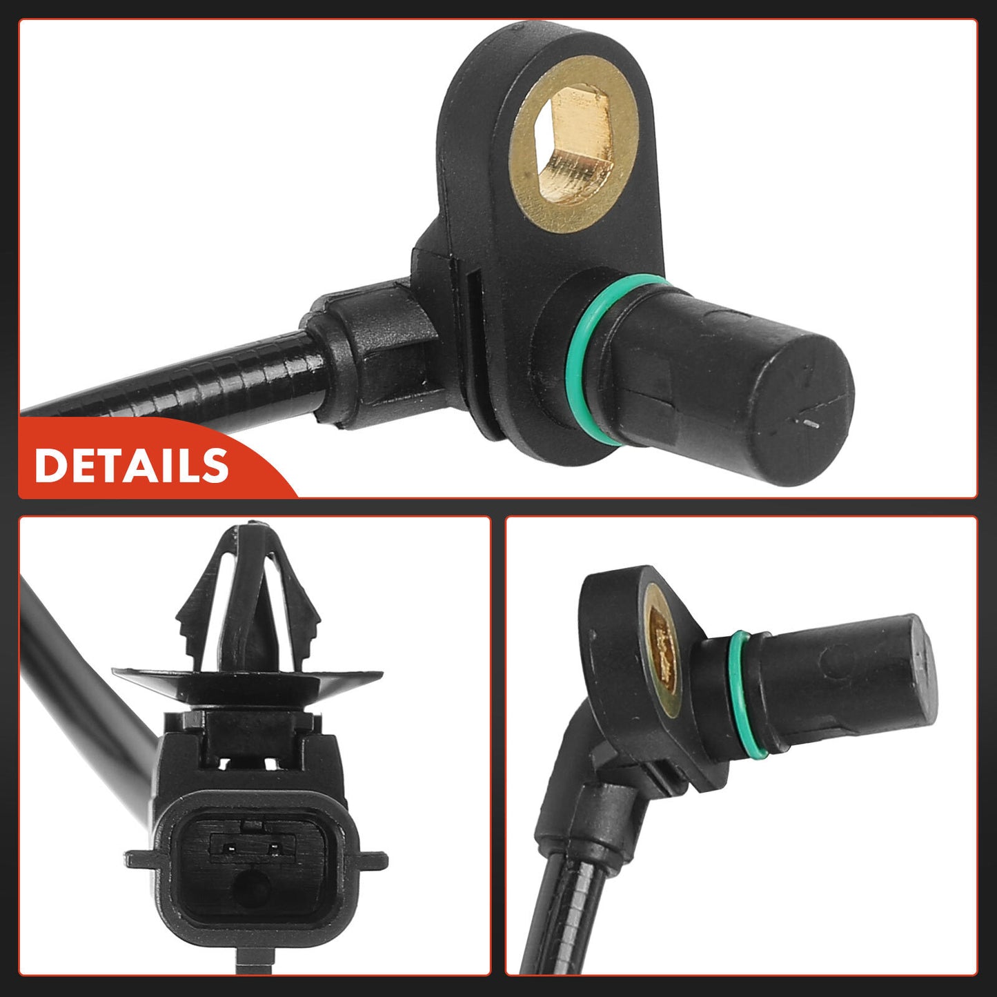 2x Front Driver & Passenger ABS Wheel Speed Sensor for INFINITI QX56 QX80 11-17
