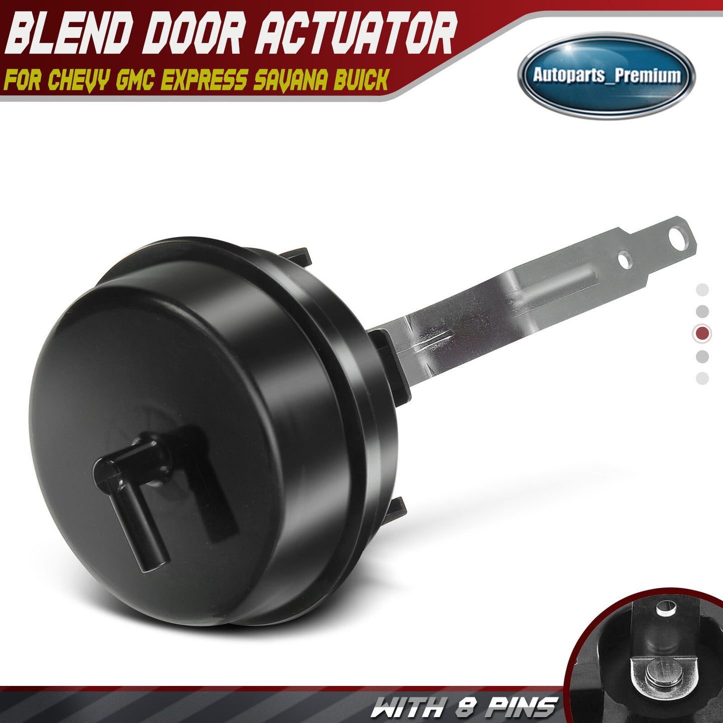 Heater Blend Door Actuator for Buick LeSabre Chevy GMC Express Savana Pontiac