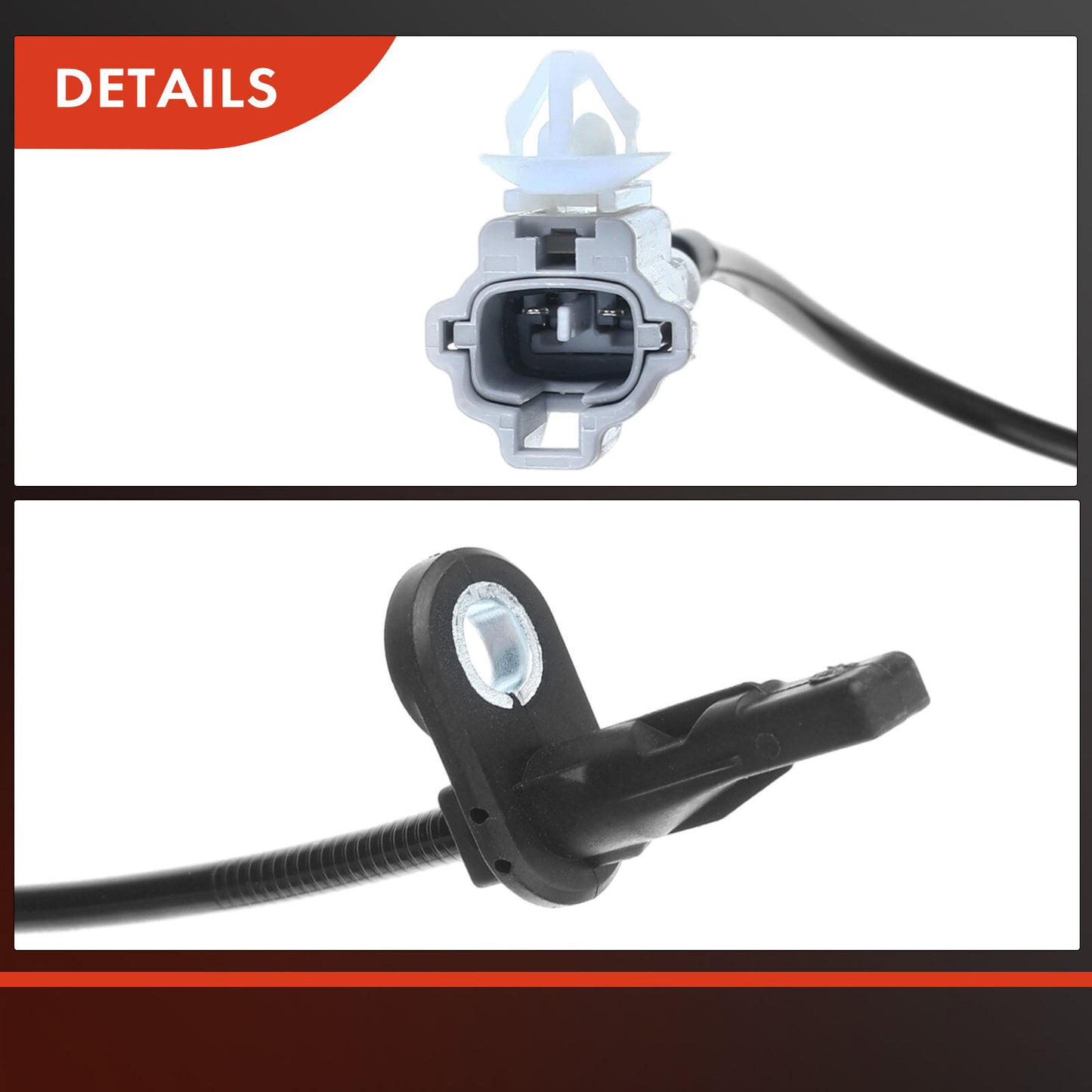 Rear Right Passenger ABS Wheel Speed Sensor 2Pins for Subaru Outback 2010-2014