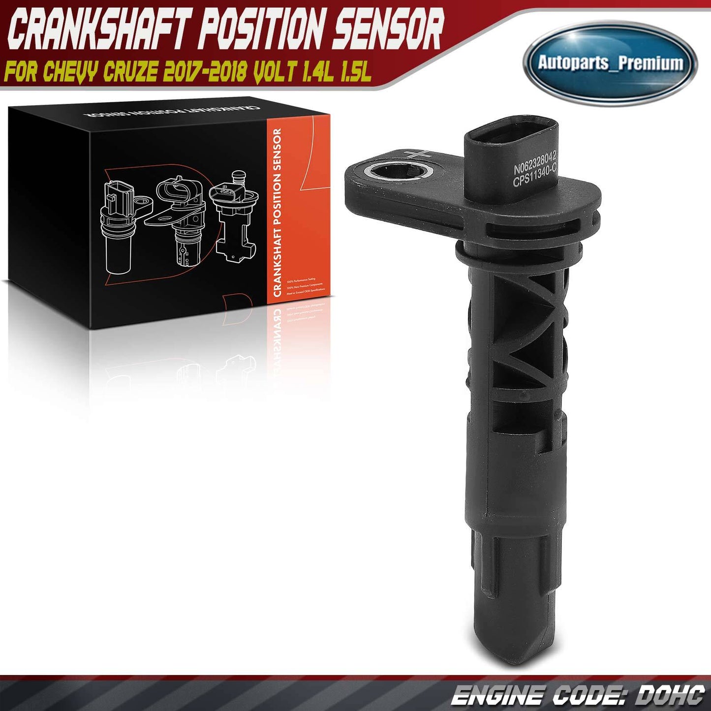 Crankshaft Position Sensor for Chevrolet Cruze 2017 2018 Volt 2016 Buick Encore