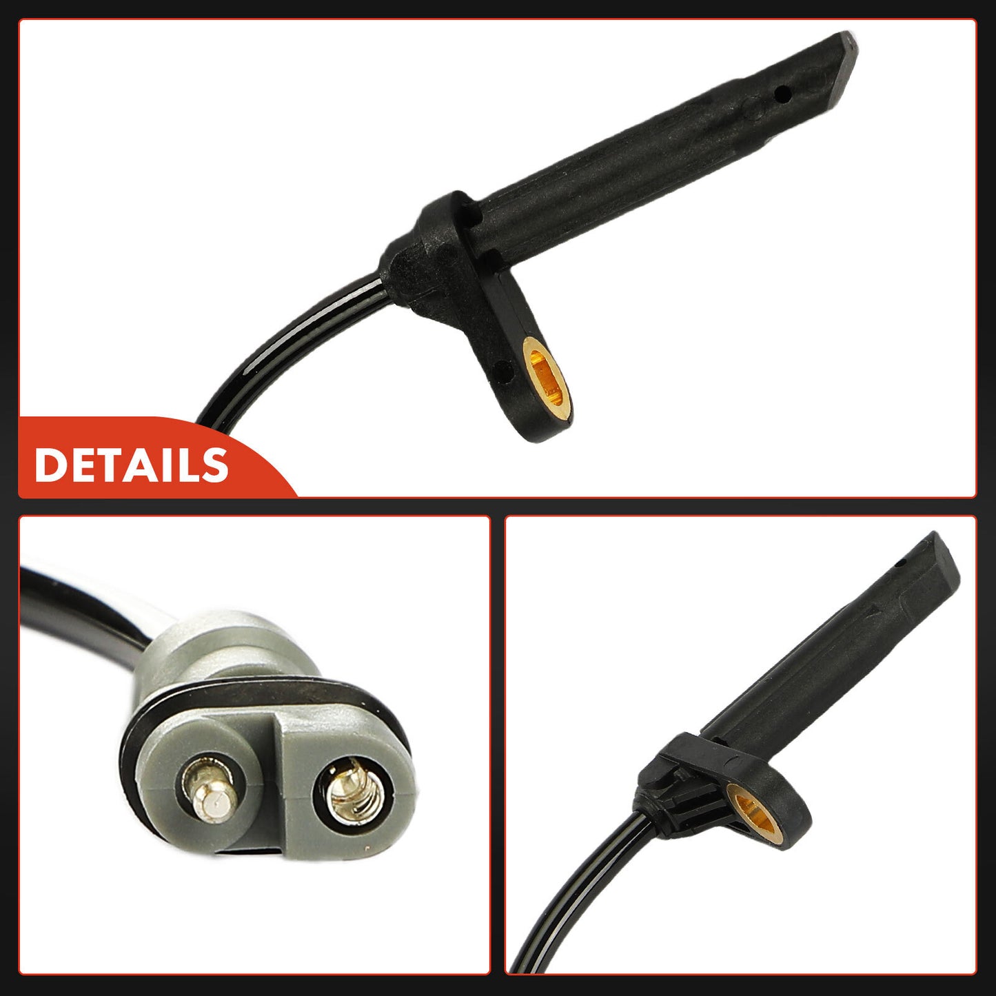 Front or Rear ABS Wheel Speed Sensor for Porsche 911 05-13 Boxster 05-12 Cayman