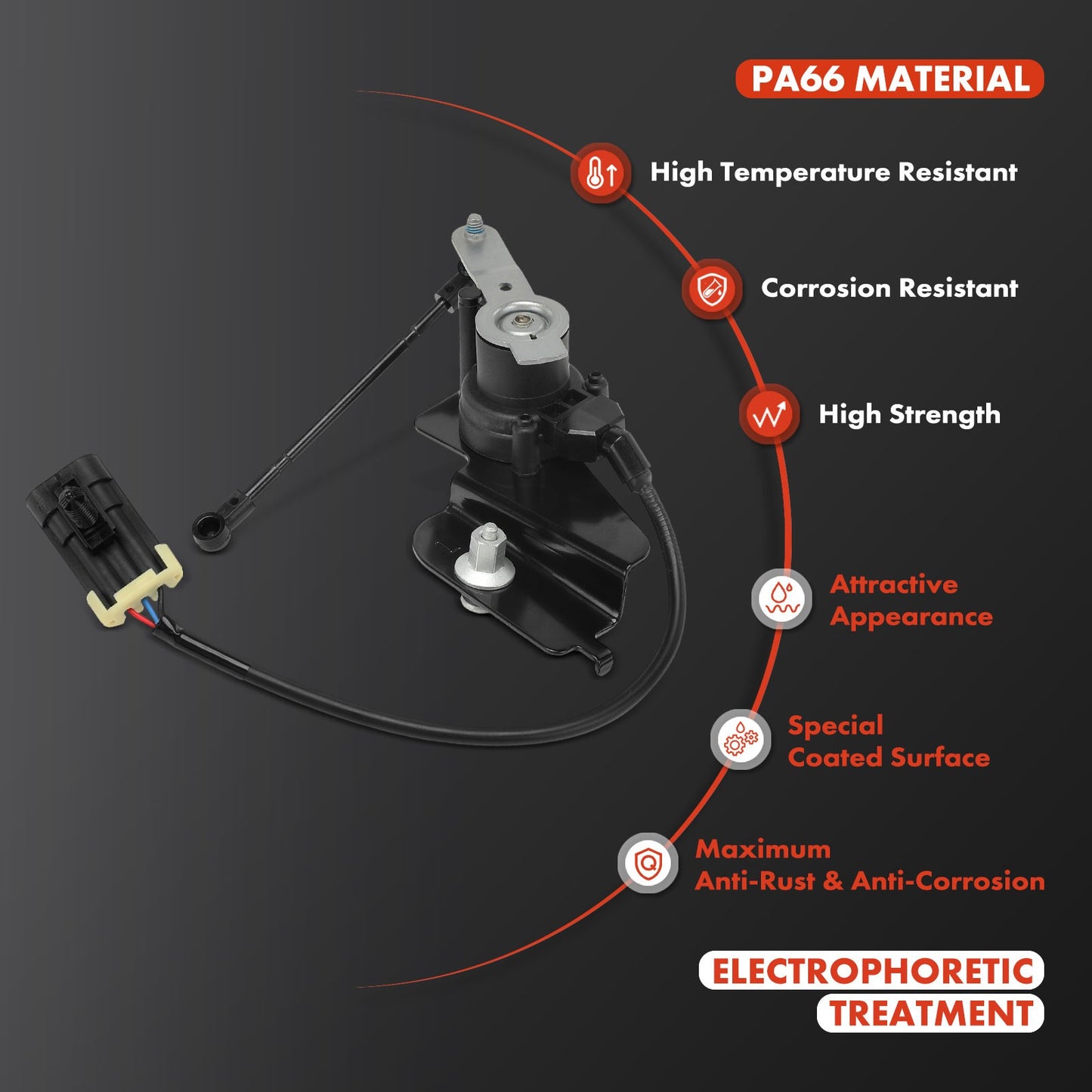 Rear Ride Height Level Sensor for Buick LeSabre Cadillac DeVille Olds Pontiac