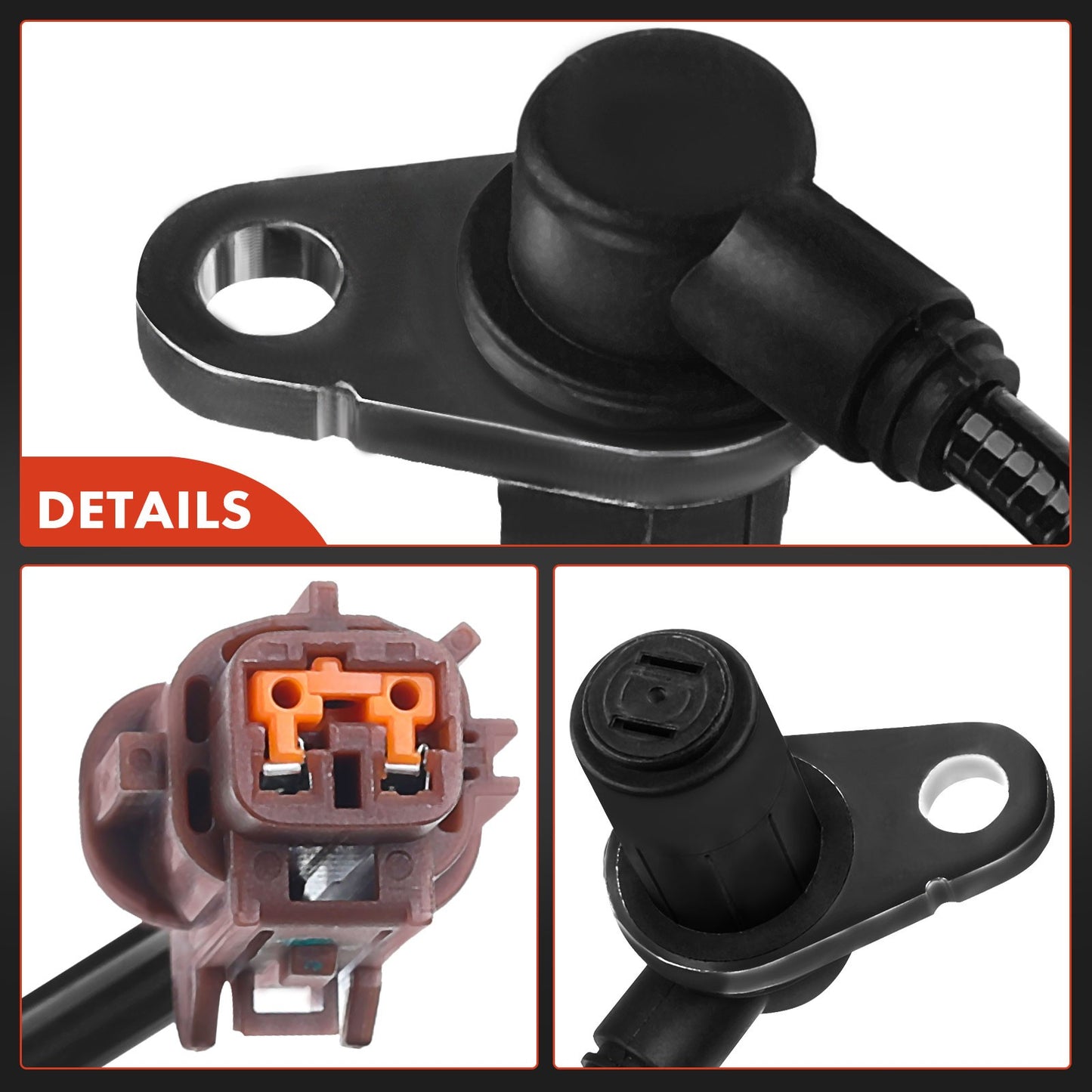 2pcs Front Driver & Passenger ABS Wheel Speed Sensor for Nissan Maxima Infiniti