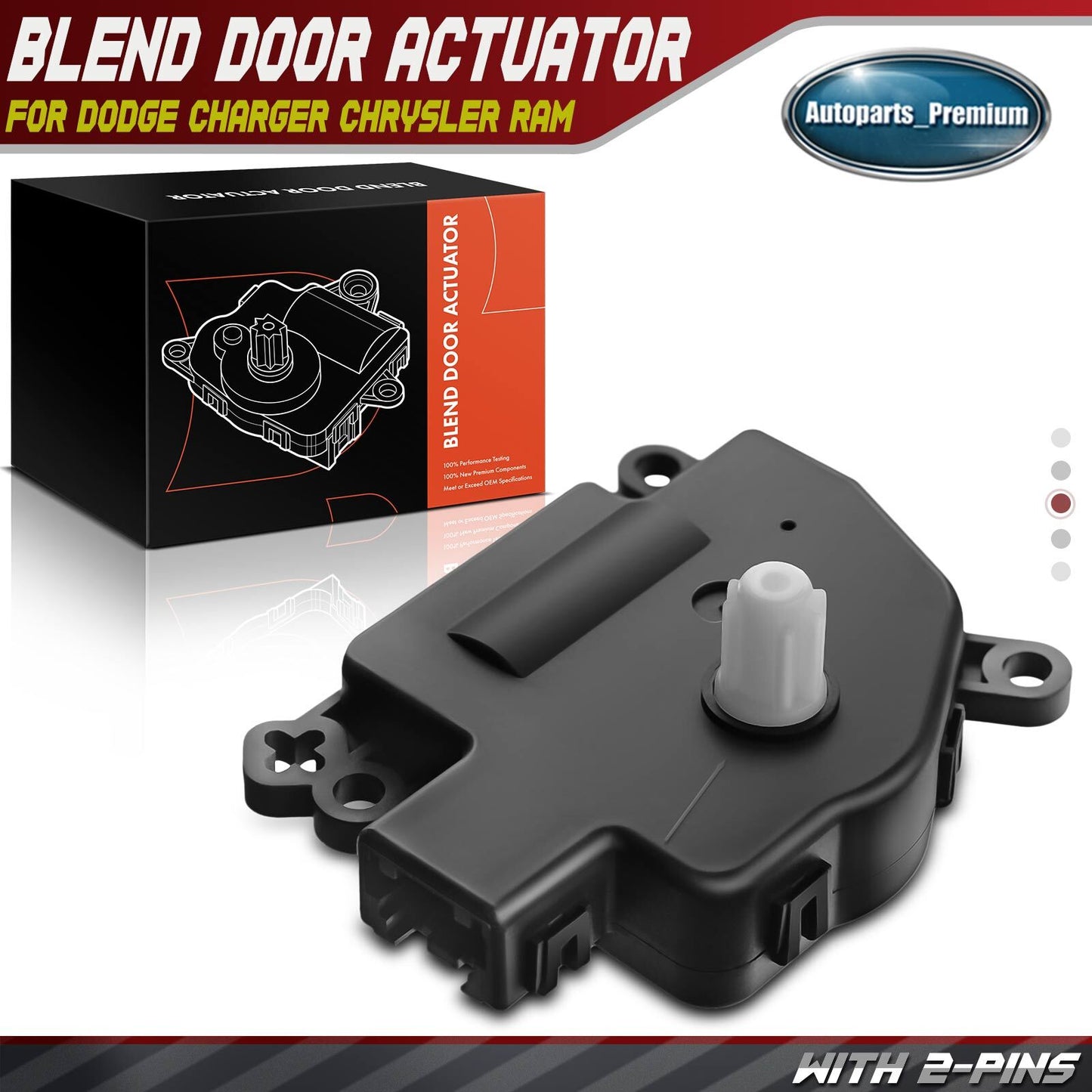 HVAC Heater Blend Door Actuator for Chrysler Dodge Charger Ram Dakota Mitsubishi