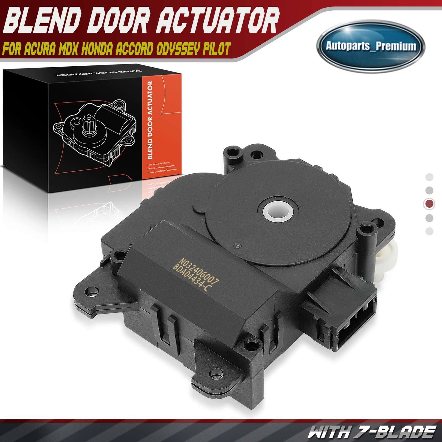 HVAC Blend Door Actuator for Honda Civic 2001-2003 1.7L Element 2003-2011 2.4L