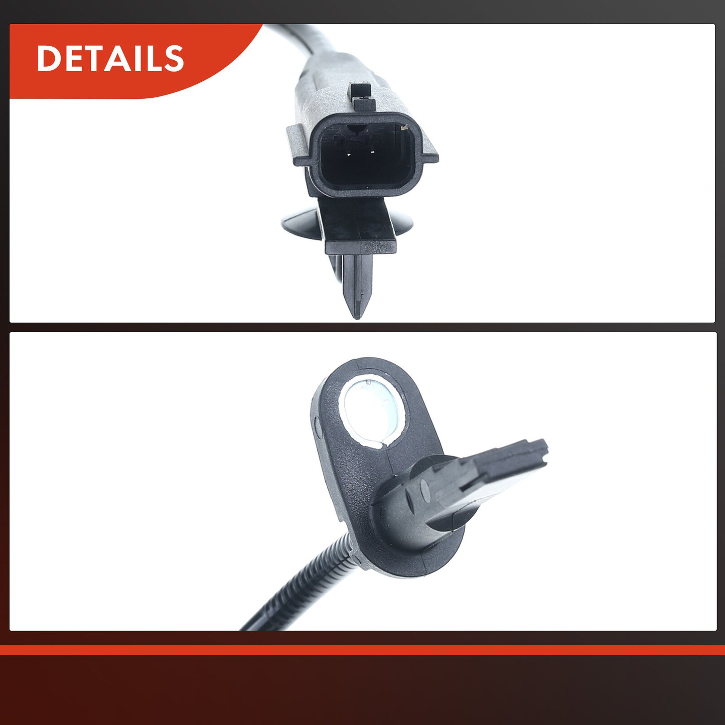 2pcs Front LH & RH ABS Wheel Speed Sensors for Infiniti EX35 M37 M56 Q70L 17-19