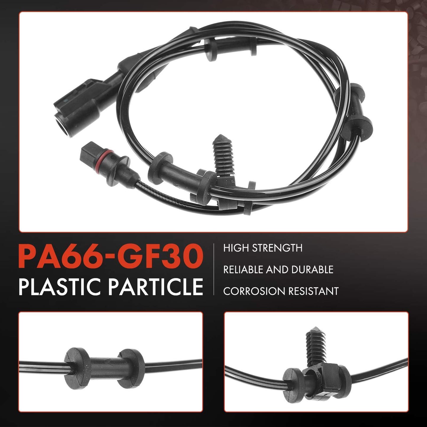 2 ABS Wheel Speed Sensor for Jaguar S-Type Super V8 XJ8 XJR XK XKR Front LH & RH