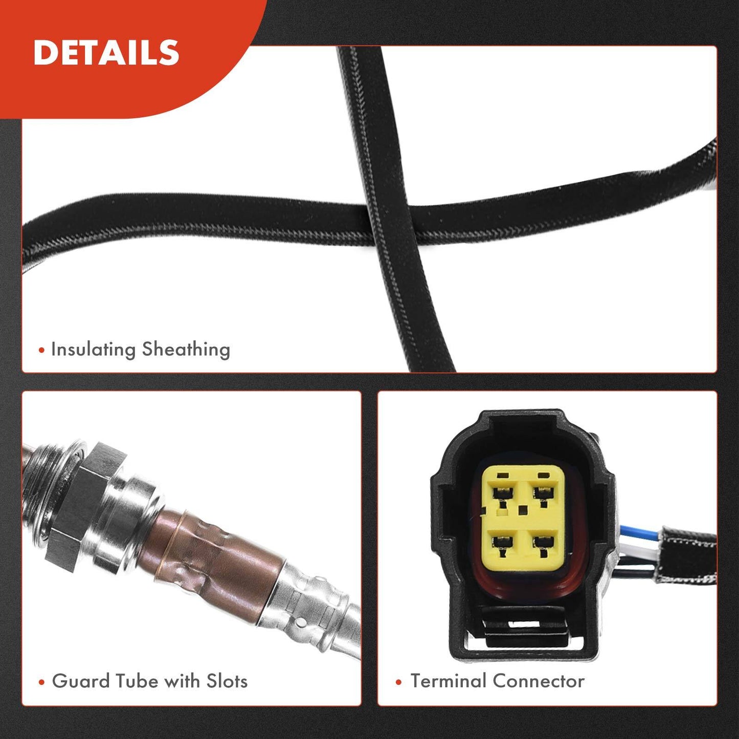 2x Upstream & Downstream O2 Oxygen Sensors for Mitsubishi Lancer Outlander 2.4L