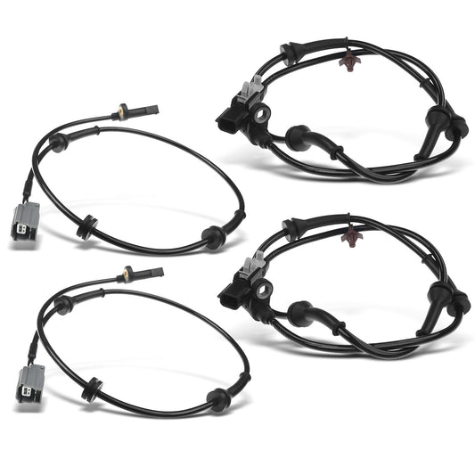 4Pcs Front & Rear ABS Wheel Speed Sensor for Nissan Rogue 2015-2016 L4 2.5L AWD