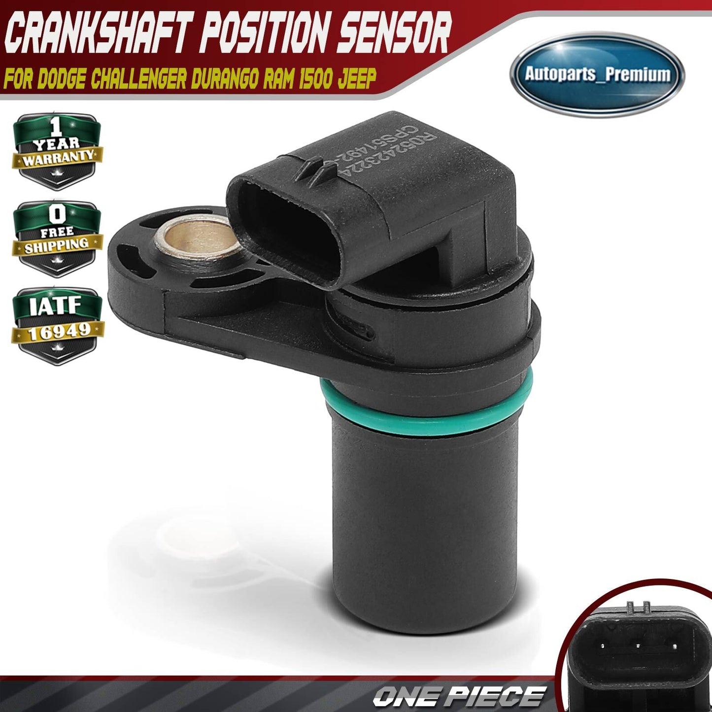 Crankshaft Position Sensor for Ram 1500 2500 3500 2011-2012 Jeep Grand Cherokee