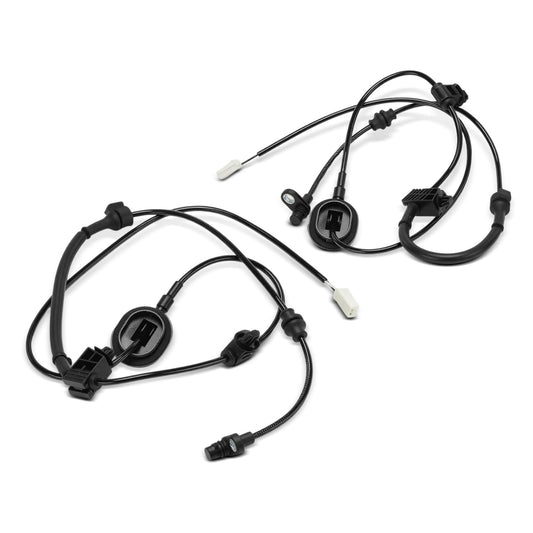 Pair Rear ABS Wheel Speed Sensors with Wiring Harness for Mazda 2 2014 2015-2025