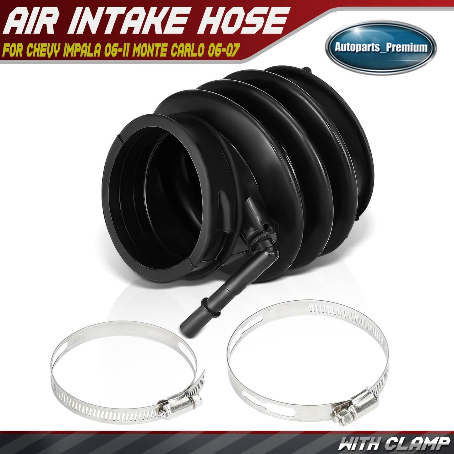 Air Intake Hose Tube for Chevrolet Impala 06-11 Monte Carlo 06-07 V6 3.5L 3.9L