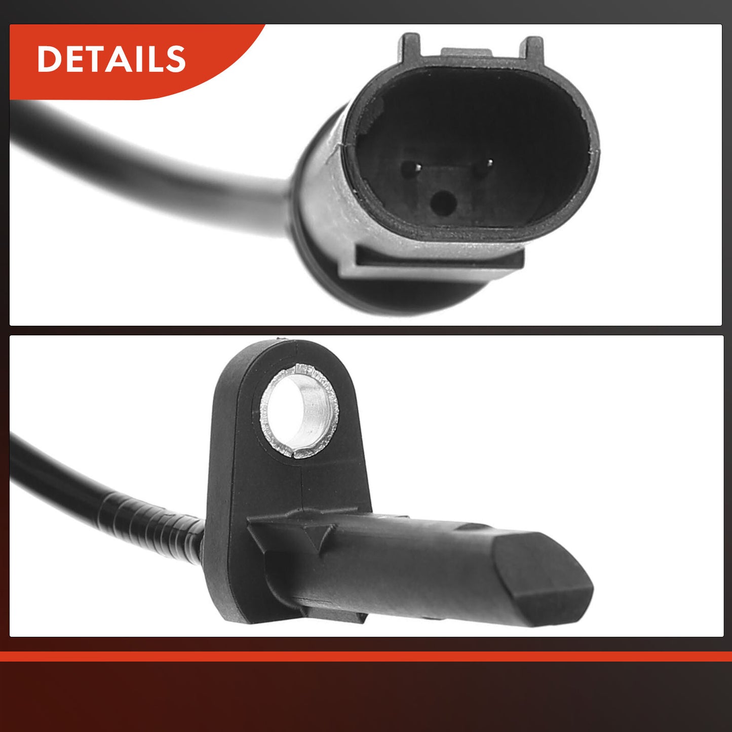 4Pcs Front & Rear Side ABS Wheel Speed Sensor for BMW 528i 535i xDrive 550i 650i