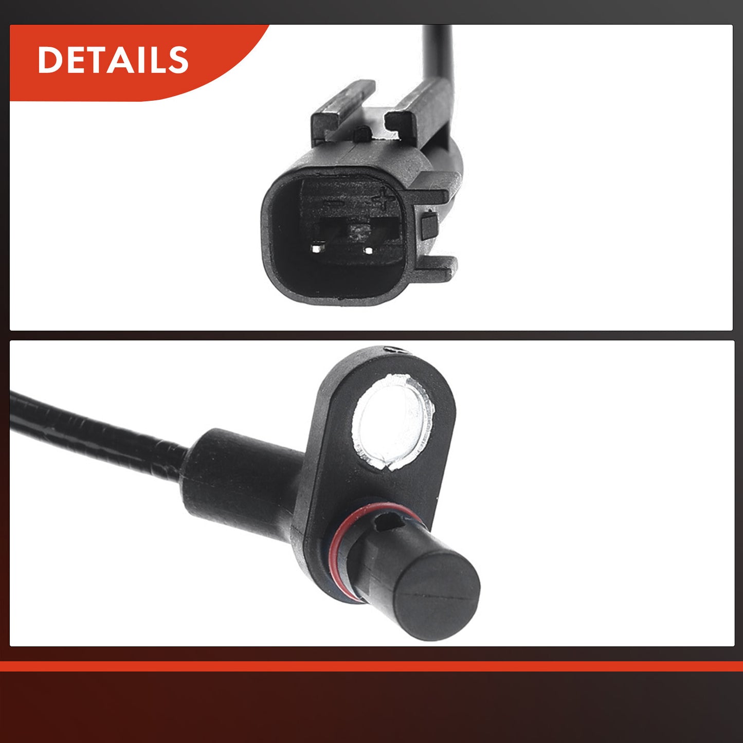 4pcs Front and Rear ABS Wheel Speed Sensor for Ram 1500 2013-2018 1500 Classic