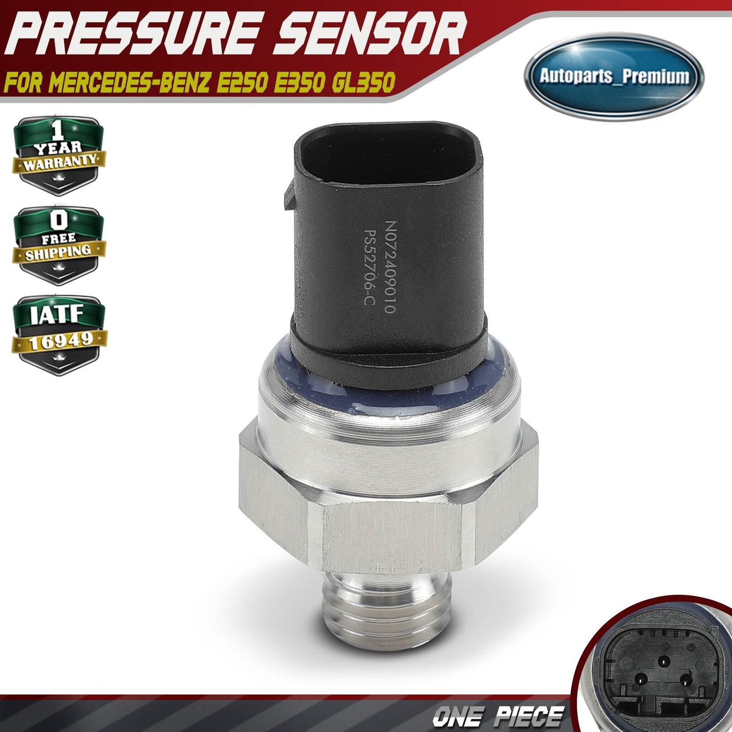Manifold Pressure (MAP) Sensor for Mercedes-Benz E250 E350 GL350 GLE300d GLK250
