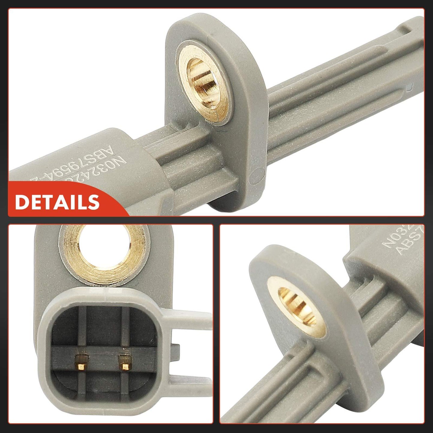 2x Front ABS Wheel Speed Sensor for Volvo S60 2019-2025 S90 2017-2025 V60 V90