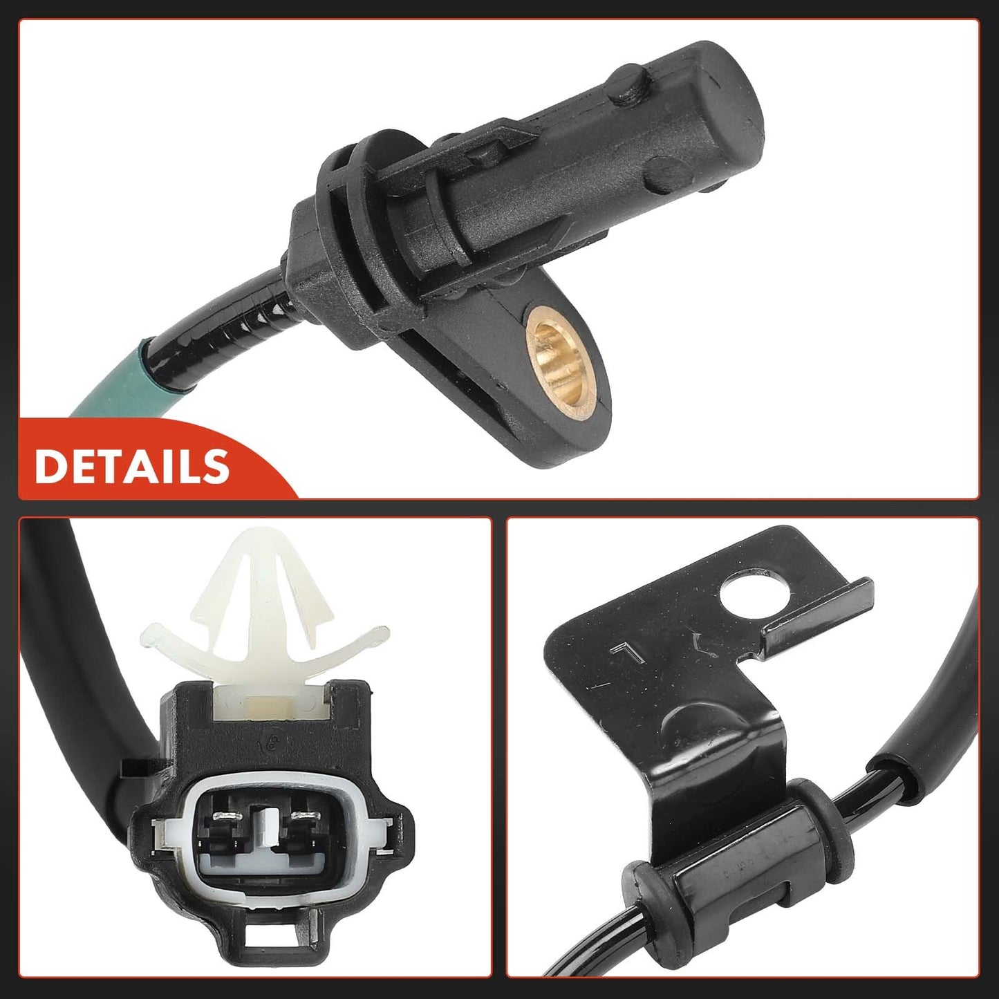 2Pcs Front LH & RH ABS Wheel Speed Sensor for Kia Optima 2012-2016 Sedan 4-Door