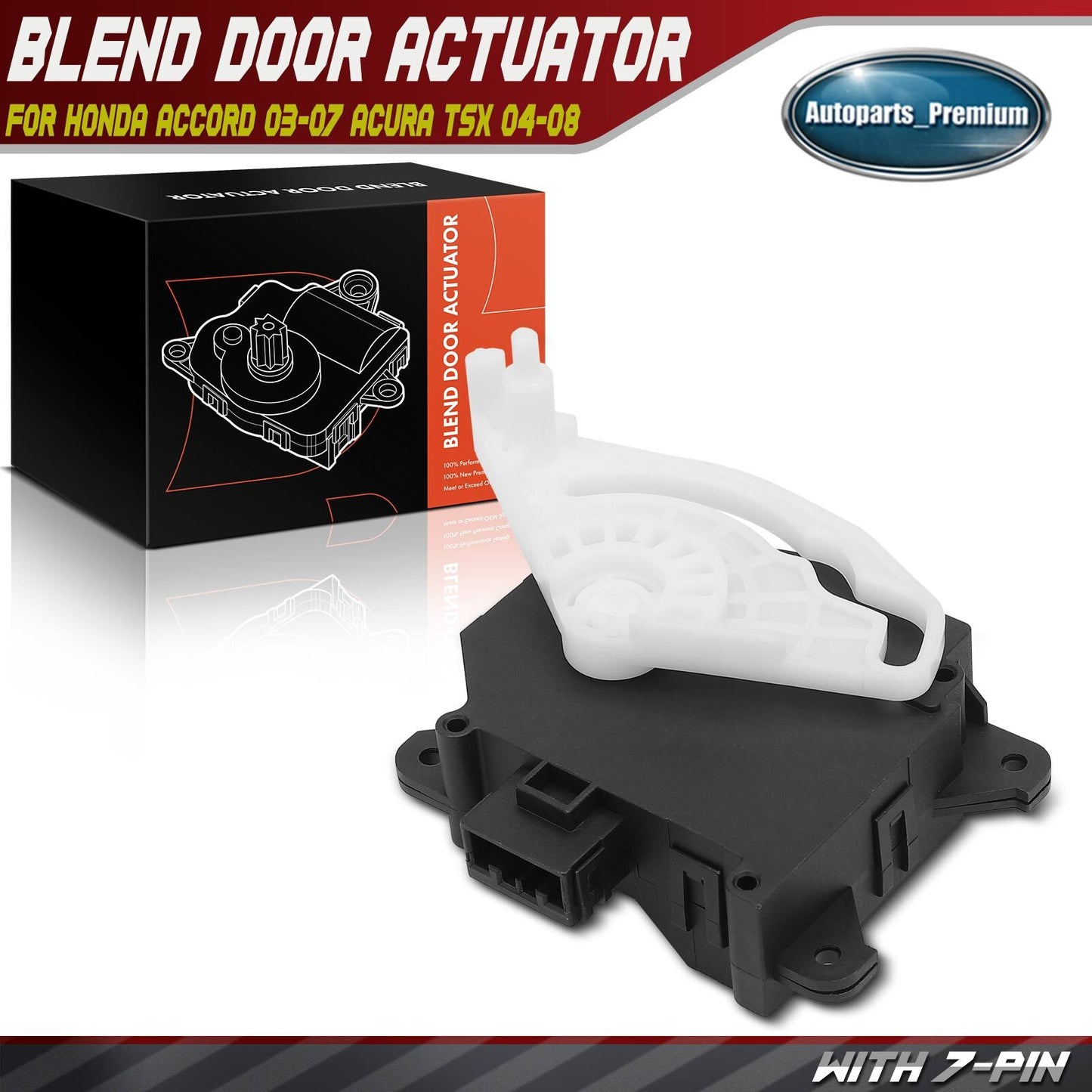 Main HVAC Heater Mode Door Actuator for Honda Accord 2003-2007 Acura TSX 04-08