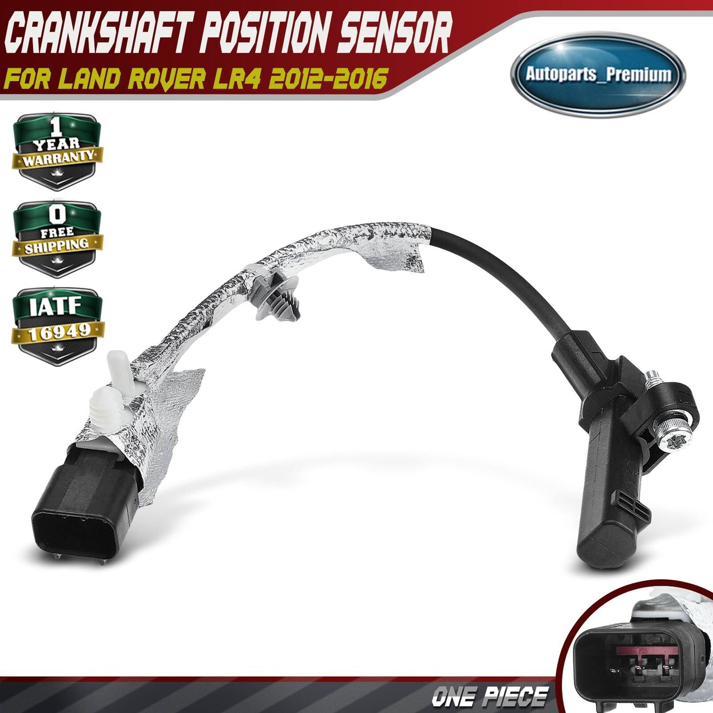 Sensor Crankshaft Pulse for Citroën C5 Jaguar Land Rover Discovery III Peugeot