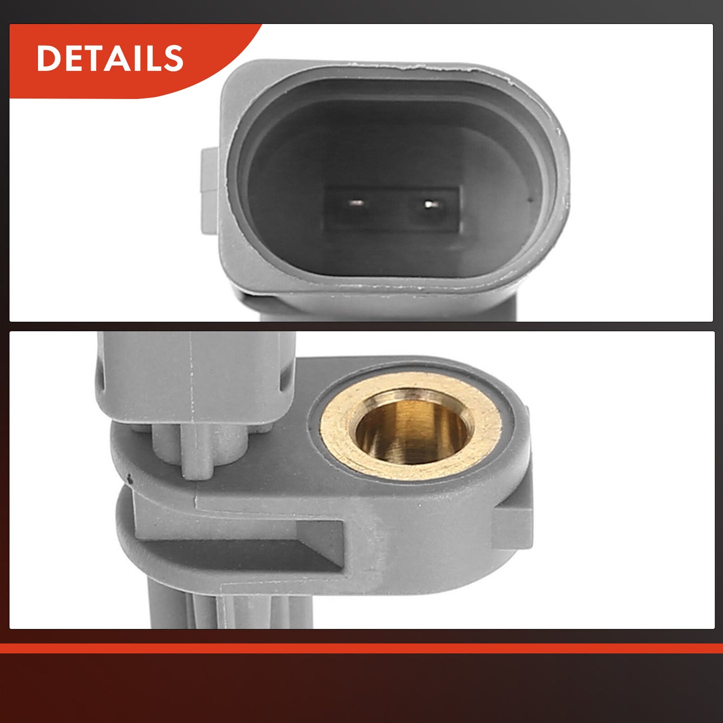 4Pcs Front & Rear ABS Wheel Speed Sensor for Audi A3 Volkswagen Golf GTI Jetta