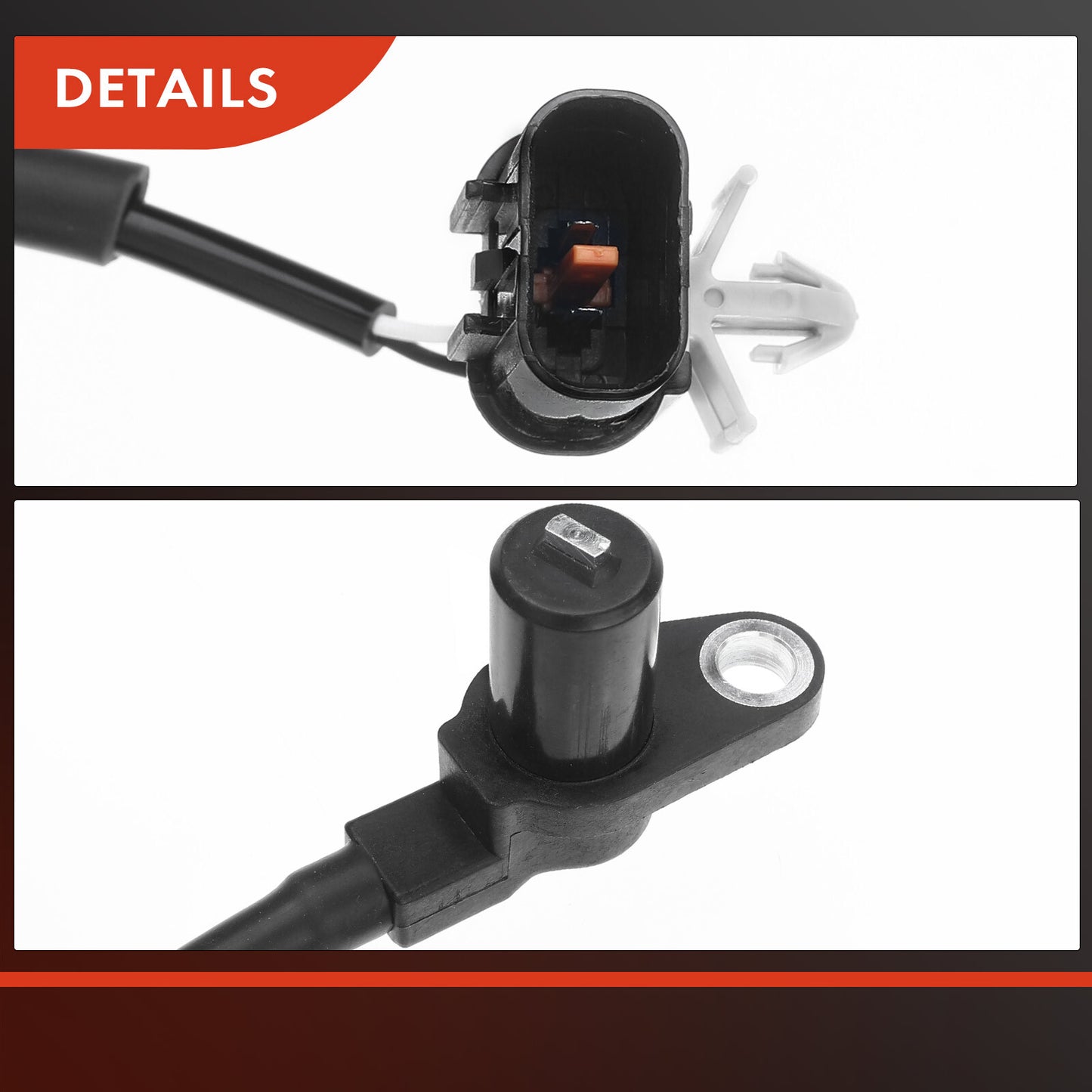 4x Front & Rear ABS Wheel Speed Sensors for Mitsubishi Lancer 2003-2006 L4 2.0L